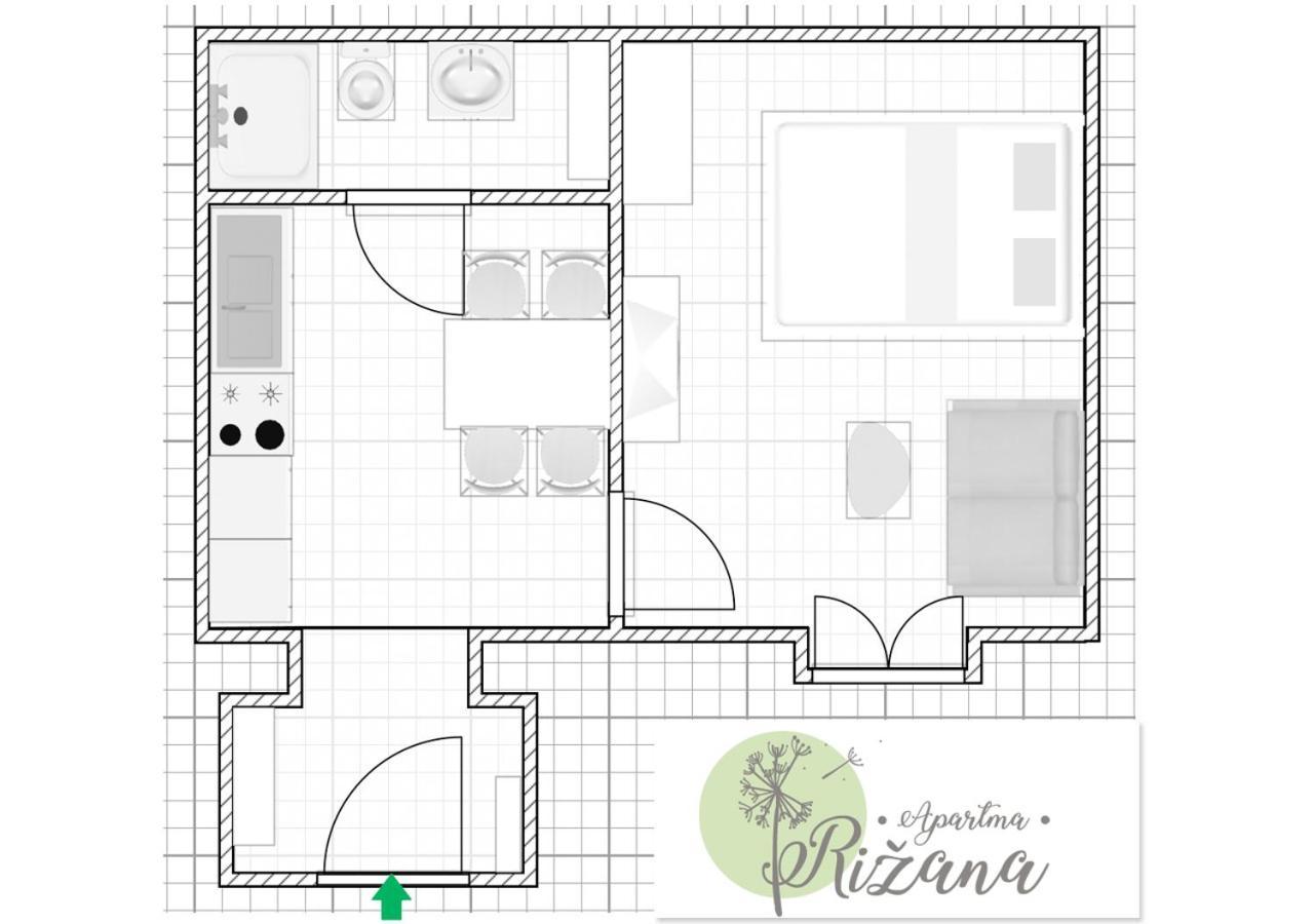 Apartma Rizana Dekani Exterior foto